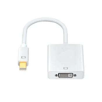 Wholesale Full HD 1080P Gold Plated Mini DisplayPort to DVI Converter Mini DP to DVI Cable for MacBook Air Monitor and Projector