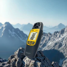 Anemometer VA8021 Handheld Digital LCD Back Light Wind Speed Meter Gauge Light Air Flow Velocity with Temperature Humidity