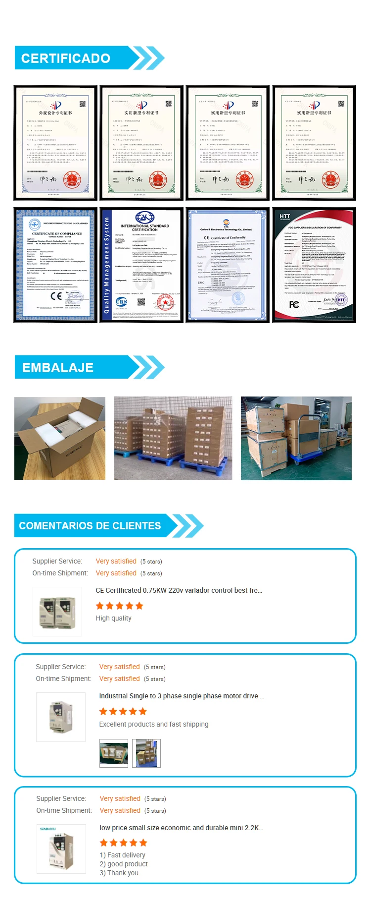 1HP 2HP 3HP AC VFD 220V single phase  to 3 phase 380v RS485 modbus 2.2kw vfd inverter variador de frecuencia 50/60Hz factory