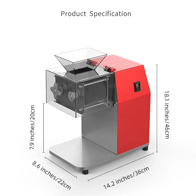 Automatic Commercial Mini Table Top Food Cutting Cutter Vegetable Fruit Slicer Fresh Meat Slice Machine