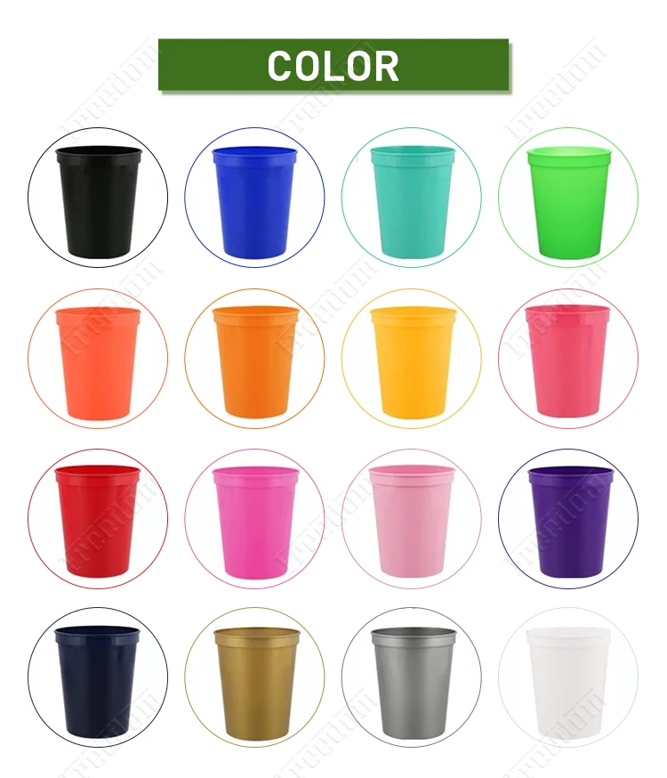 Oem Custom Cheap Price Stadium Cups Event Cup With Logo Plastic Beer