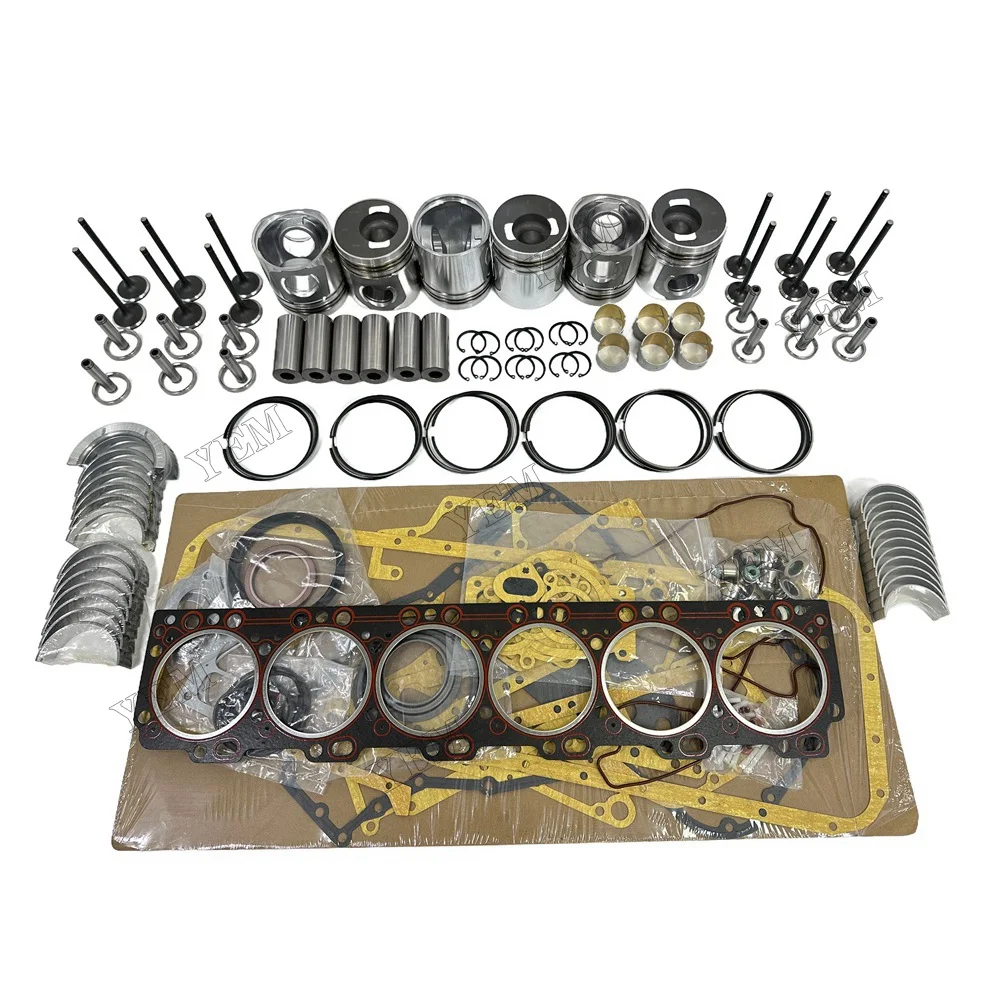 Engine Rebuild Kit With Piston Ring Bearing Valves Cylinder Gaskets Fit for 6CT Engine Parts 2