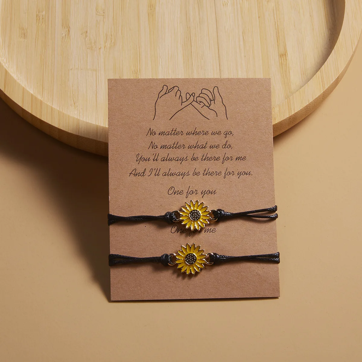 choice of all Bracciali carini girasole braccialetto boho surfista amicizia braccialetto regolabile stringa blu braccialetto per le donne gioielli alla moda regali, Adjustable, Metallo, Nessuna pietra