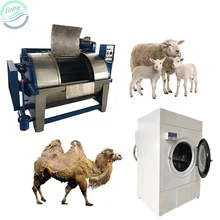 15-400kg dirty sheep wool washing dewater drying machine alpaca goat raw wool wash cleaning scouring processing machine