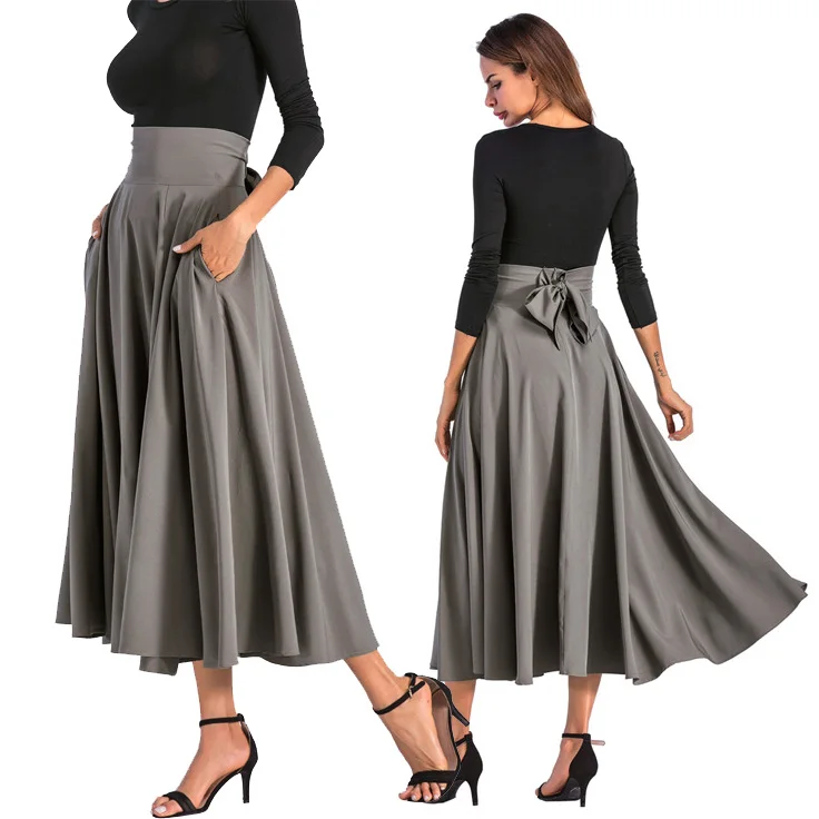 Rijp Stevig winkel Lange Rokken Vrouwen Zomer Solid Hoge Taille Rok Dames Party Cocktail Rokken  Plus Size S-4xl - Buy Rokken Vrouwen Lange,Lange Rokken 2020,Sexy Zomer Rok  Product on Alibaba.com
