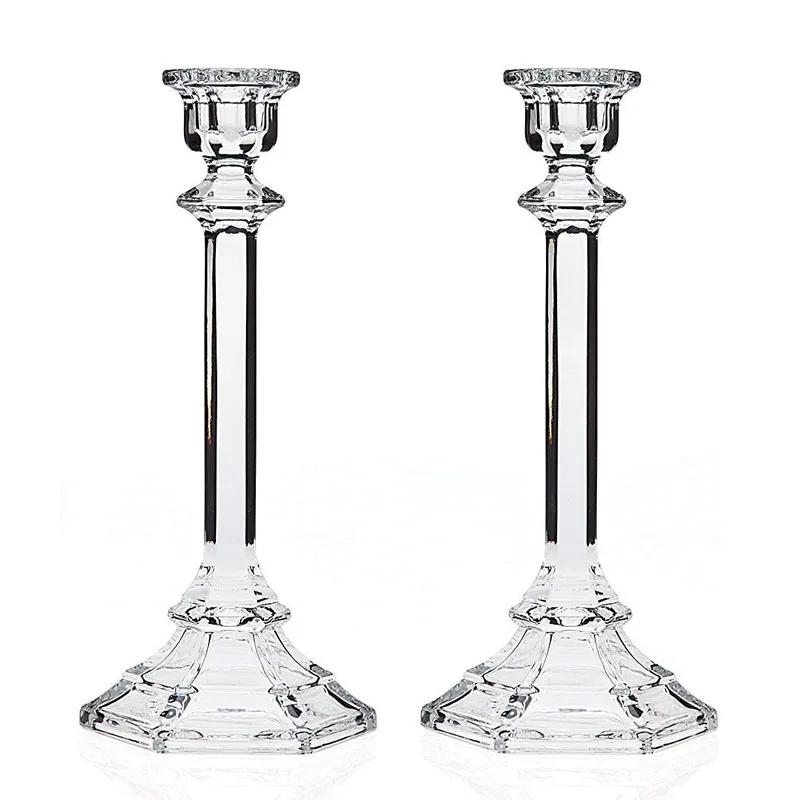 Набор из 2 хрустальных подсвечников для свадьбы и украшения дома