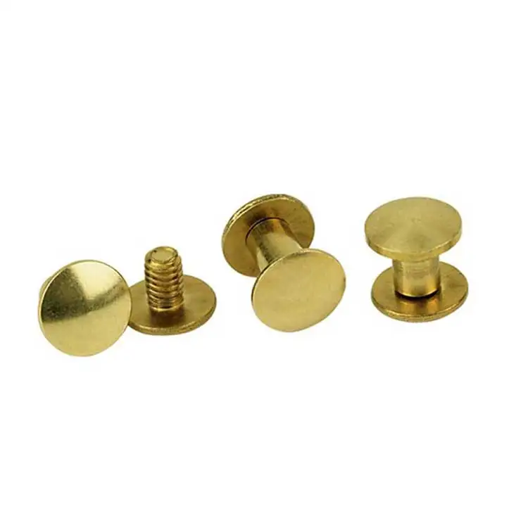 Chicago Screws 1/4 Inch Black M2 M3 M4 M5 M6 Belt Male Female Aluminum Brass Binding Bolt Diameter Chicago Screws