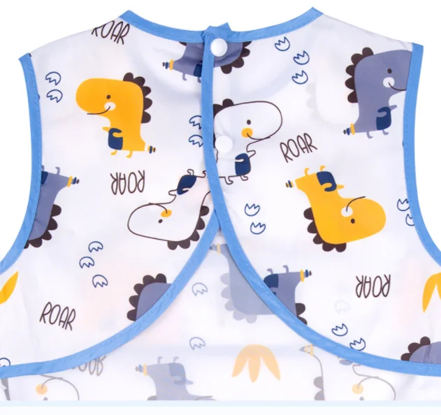 baby Detachable PEVA Bibs waterproof details