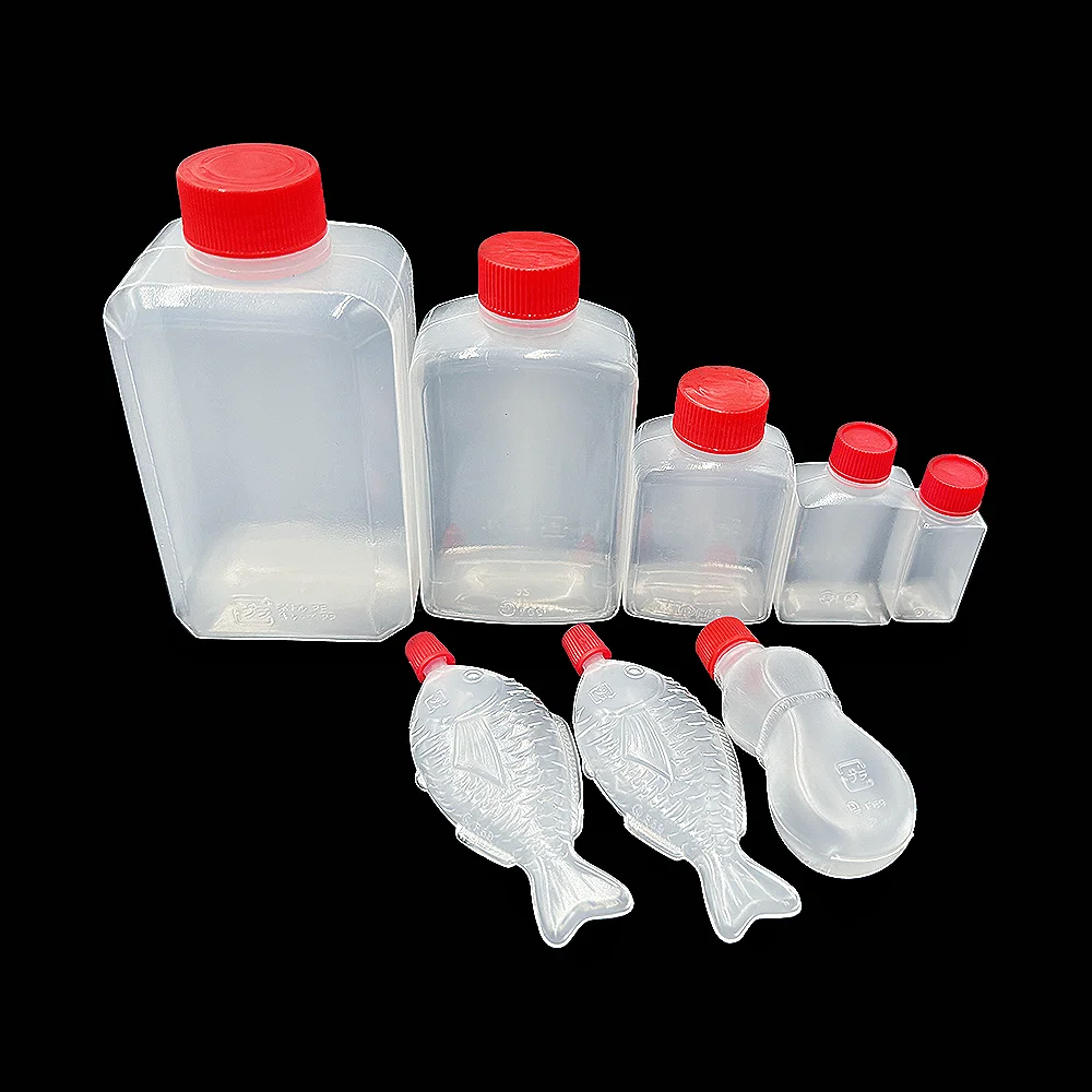 3ml 6ml 8ml 15ml 30ml 50ml 90ML 170ml Fish Square Sushi Disposable Takeaway Small Soy Sauce  Bottle