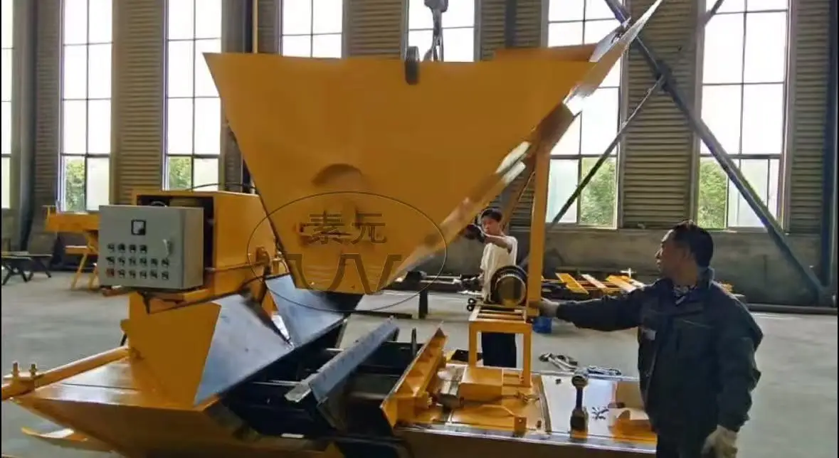 product t shape  automatic concrete trench canal forming machine drainage ditch road construction machinery-3