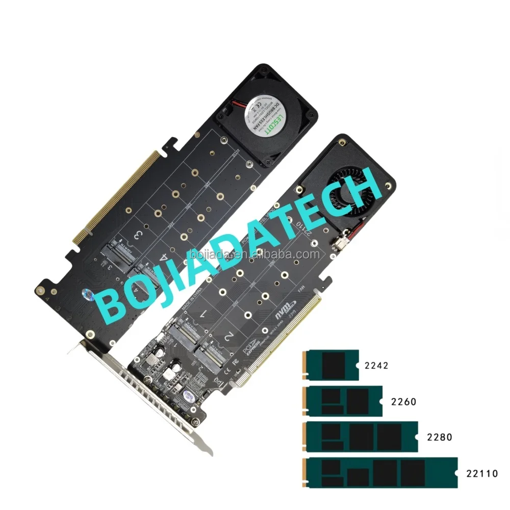 Micro Sd Card Express Port NVe SSD To PCIE X16 Adapter Card