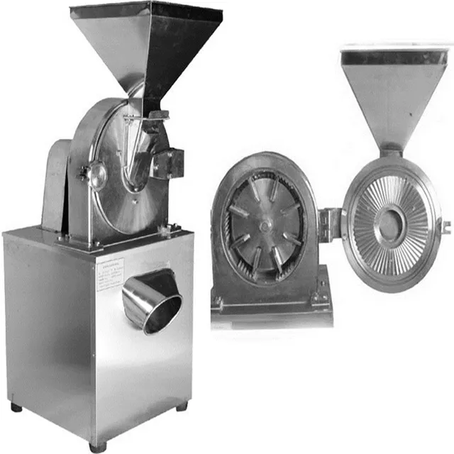 Small Commercial Food Grinder/ Electric Grain Pulverizer Grinding Machine/ Spice Grinding Machines
