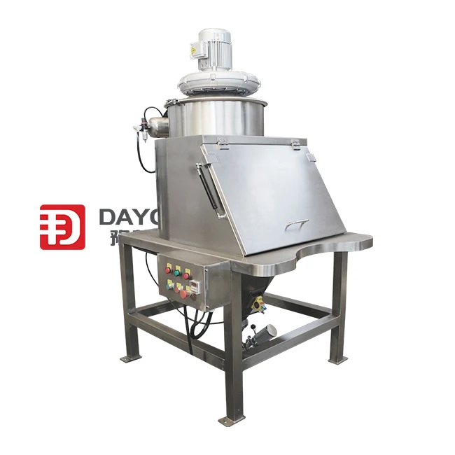 Dust-Free Hopper Feeding Station for Powders and Granules in the Metallurgical Industry