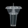clear bowl+clear cup+clear lid+straw