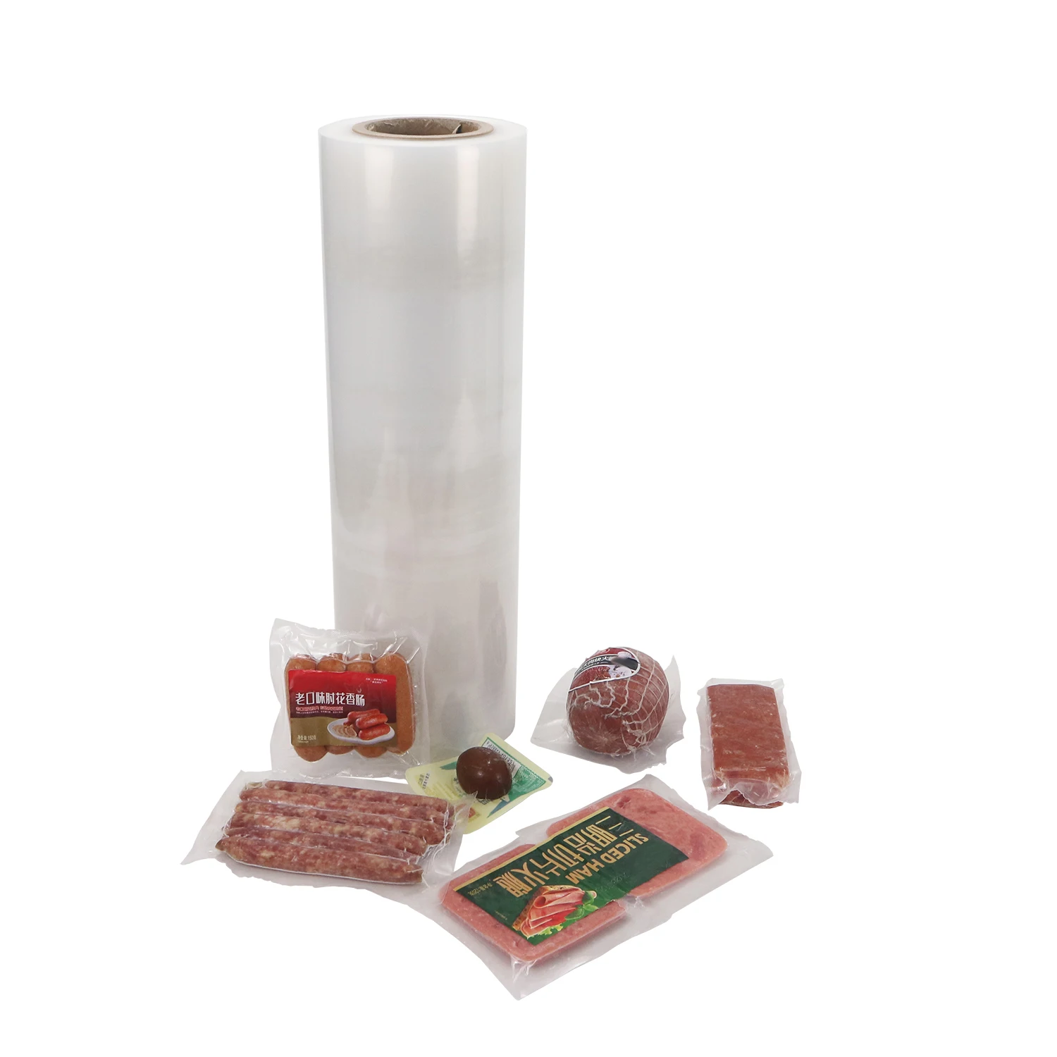 Custom Multilayers Coextruding Sausage Casing Film With Full Printing