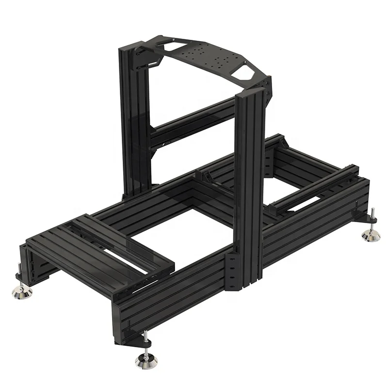 DIY VR Driving Simulator Aluminum Profile 4080 Bracket Race Simulator Seat Sim Rig Racing Cockpit Next Lever F Gt SC Simulator