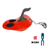 Rojo, viene con un clip para hacer bolas de nieve (color aleatorio).