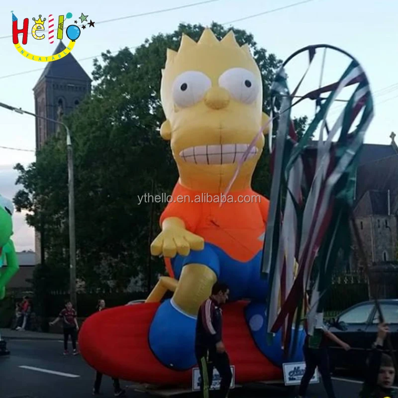 Giant Airblown Cartoon Character Balloon Model Homer Simpson Inflatable