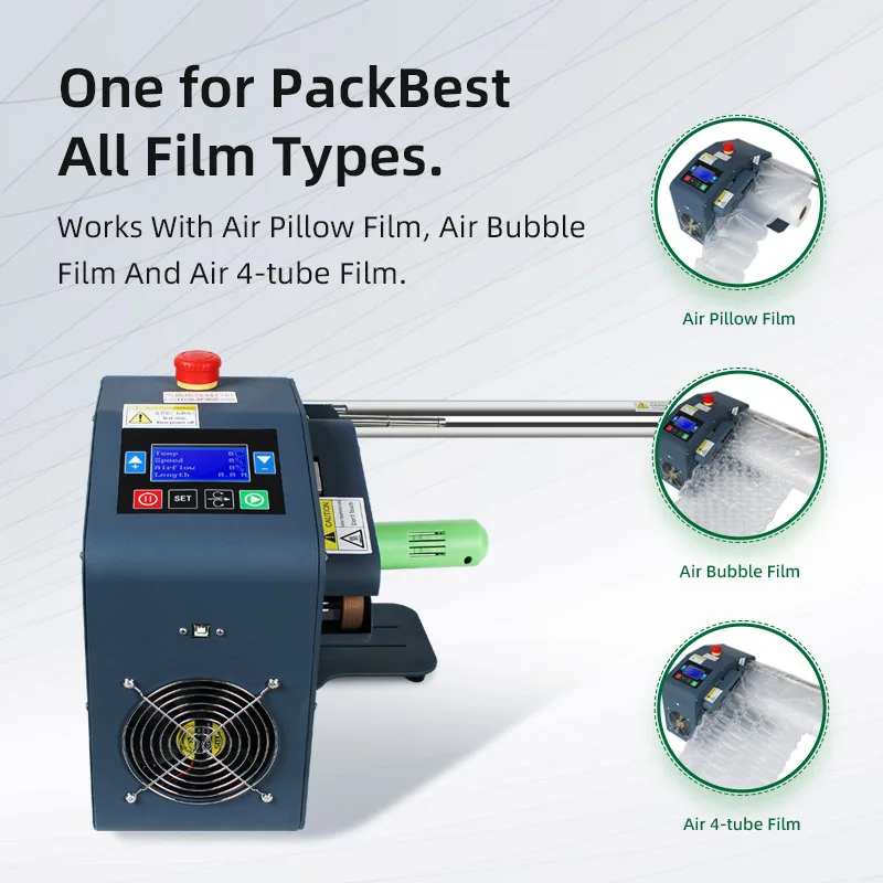 Simple Air Fill Bubble Cushion Packaging Machine for Air Filled Pillow Packing Film