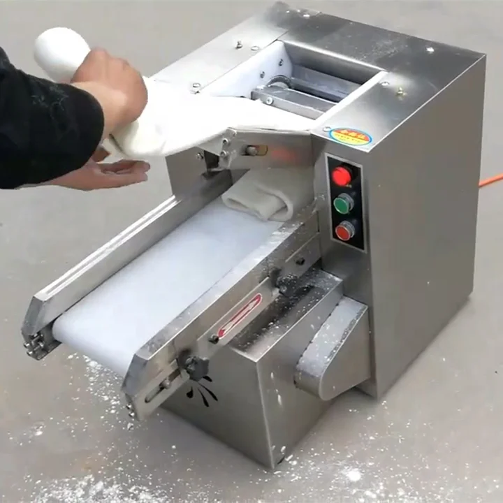 Commercial Tabletop Small Electric Pizza Dough Roller Making Machine Pasta Noodle Pressing Sheeter Equipment - Image 5