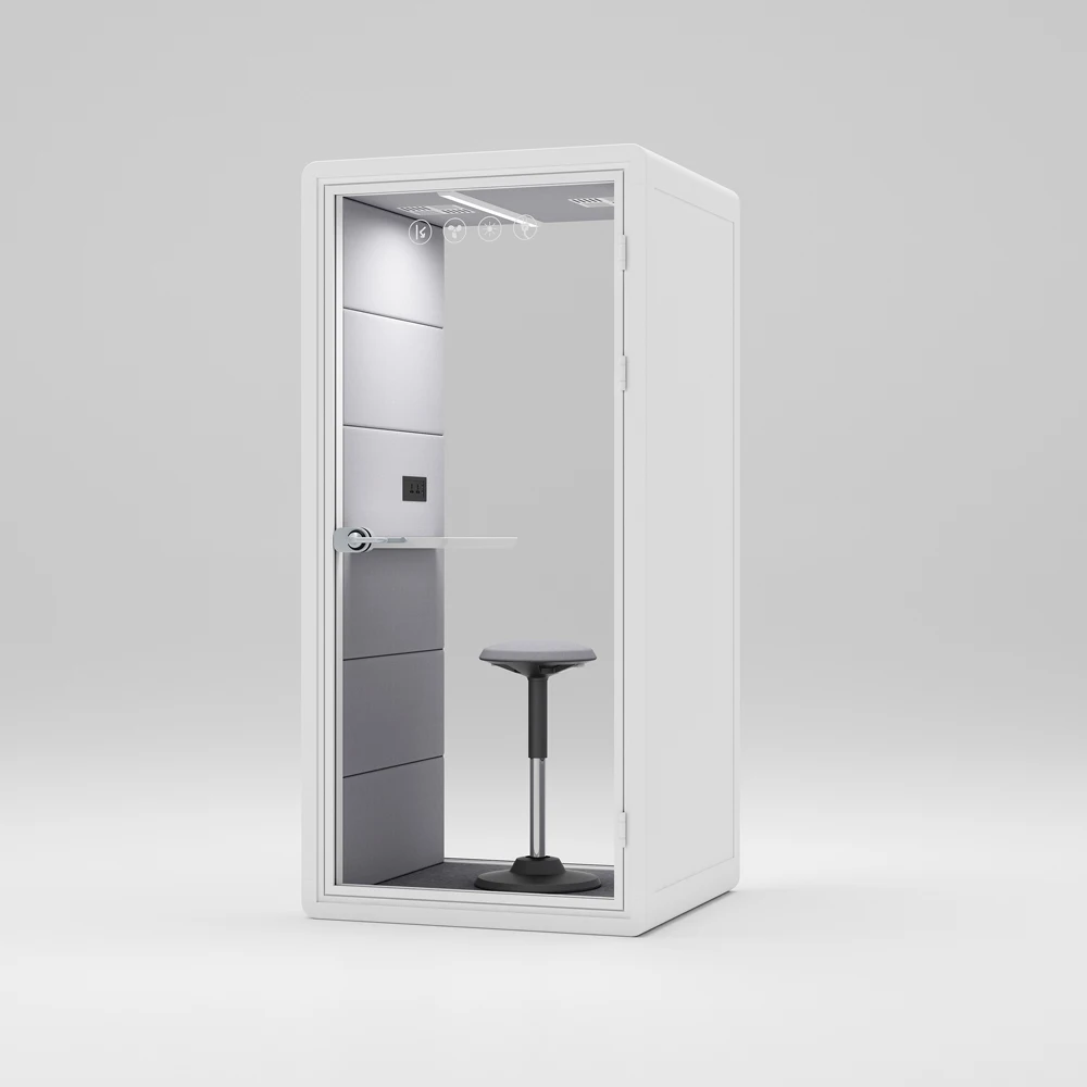 Privacy Soundproof Telephone Booth Phone Pod Recording Security Office Booth Workplace Office Phone Booth