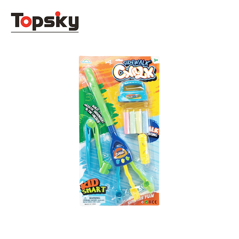 Нетоксичный цветной моющийся набор мелов для улицы Забавная детская художественная