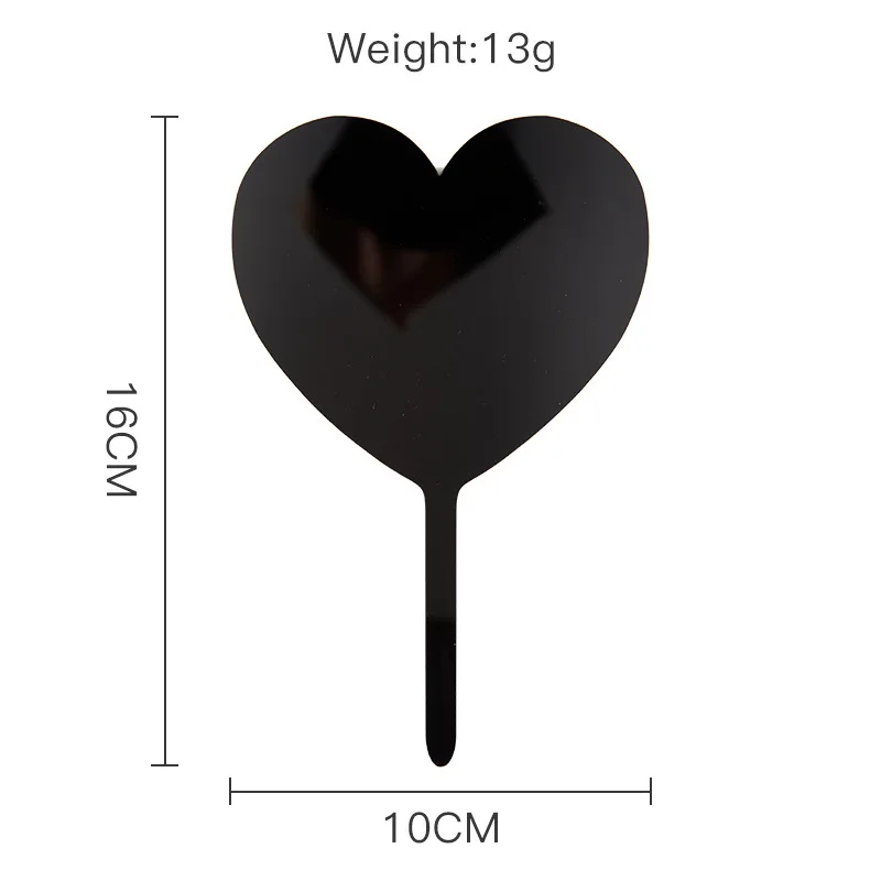 product blank round acrylic cake topper  transparent acrylic birthday cake sign cake decoration-5