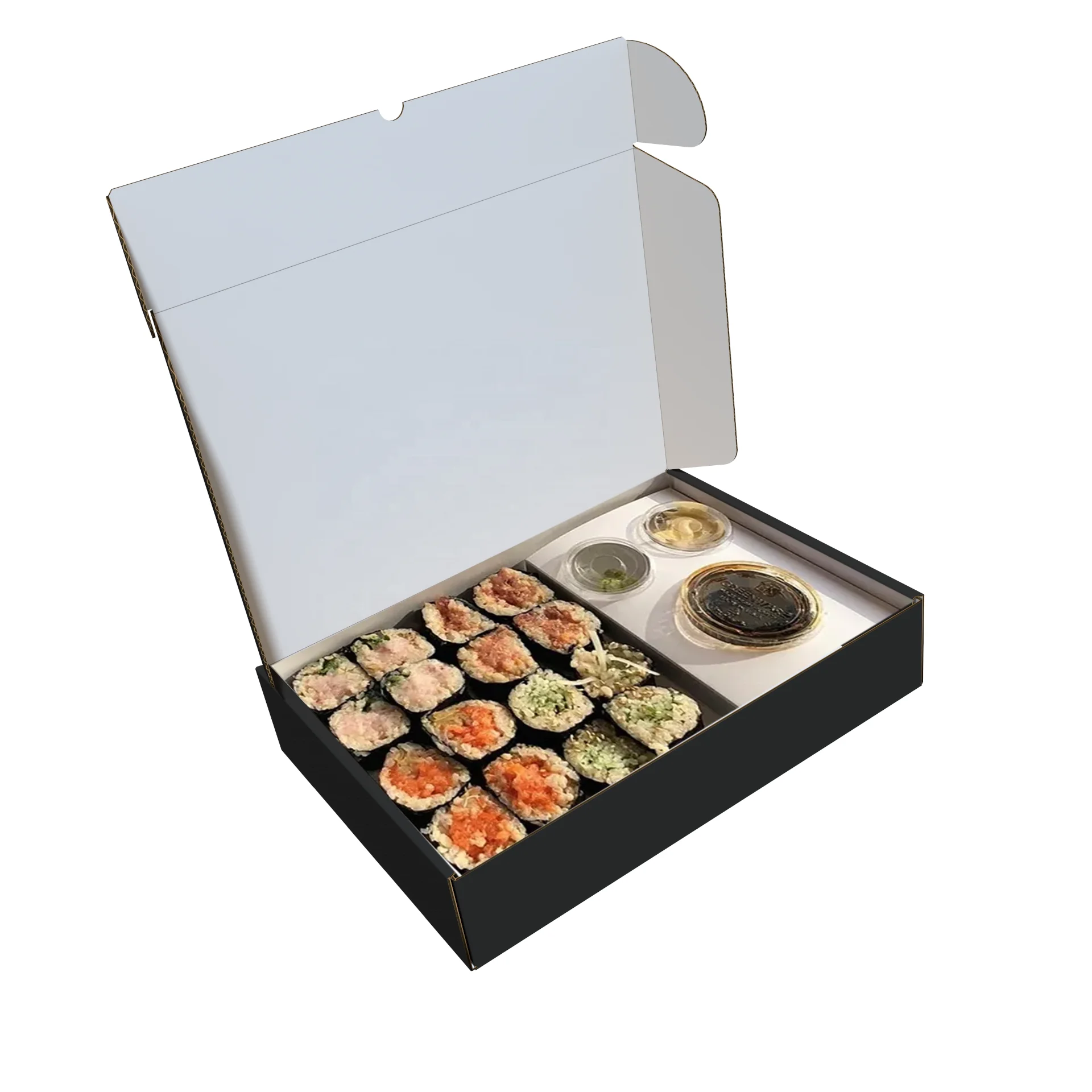 Sushi packaging box Custom Logo Eco-friendly Recyclable Food Box ...
