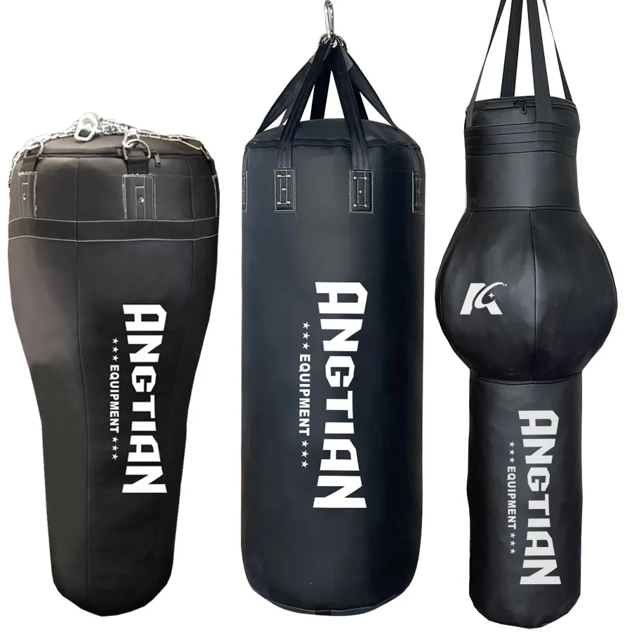 Hanging Boxing Punching Bag Pear Shaped Teardrop Microphone Hook Punching  Punching Bag for Adults and Children Fitness Fighting