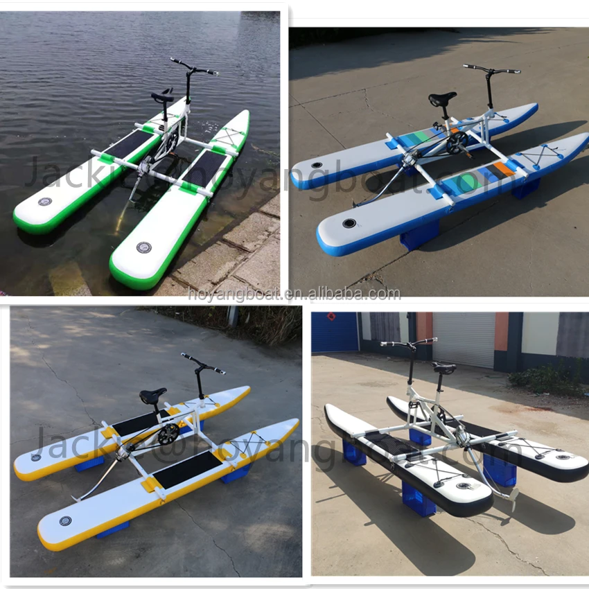 Adult Pedal Boat Pvc Inflatable Single Water Cycle Bike Water Bike
