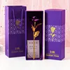 Rosa viola con scatola viola