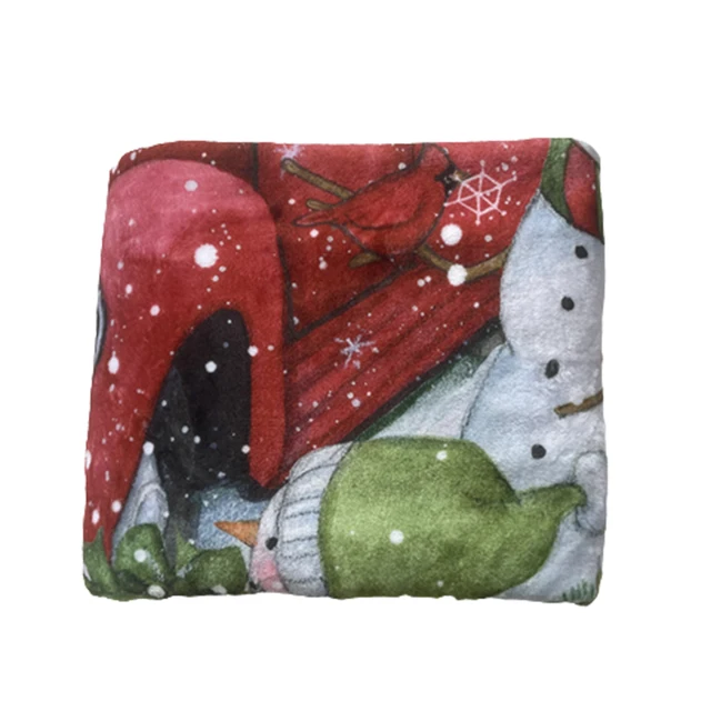 2023 High Quality Soft Warm Flannel Winter Christmas Printed Throw Blanket