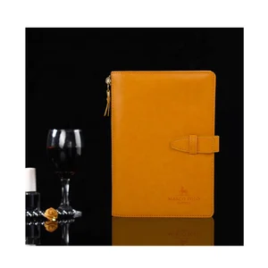 Factory Custom Zipper Pu Leather Organizer 2026 Planner Notebook A5 Pu Binder Office Notebook