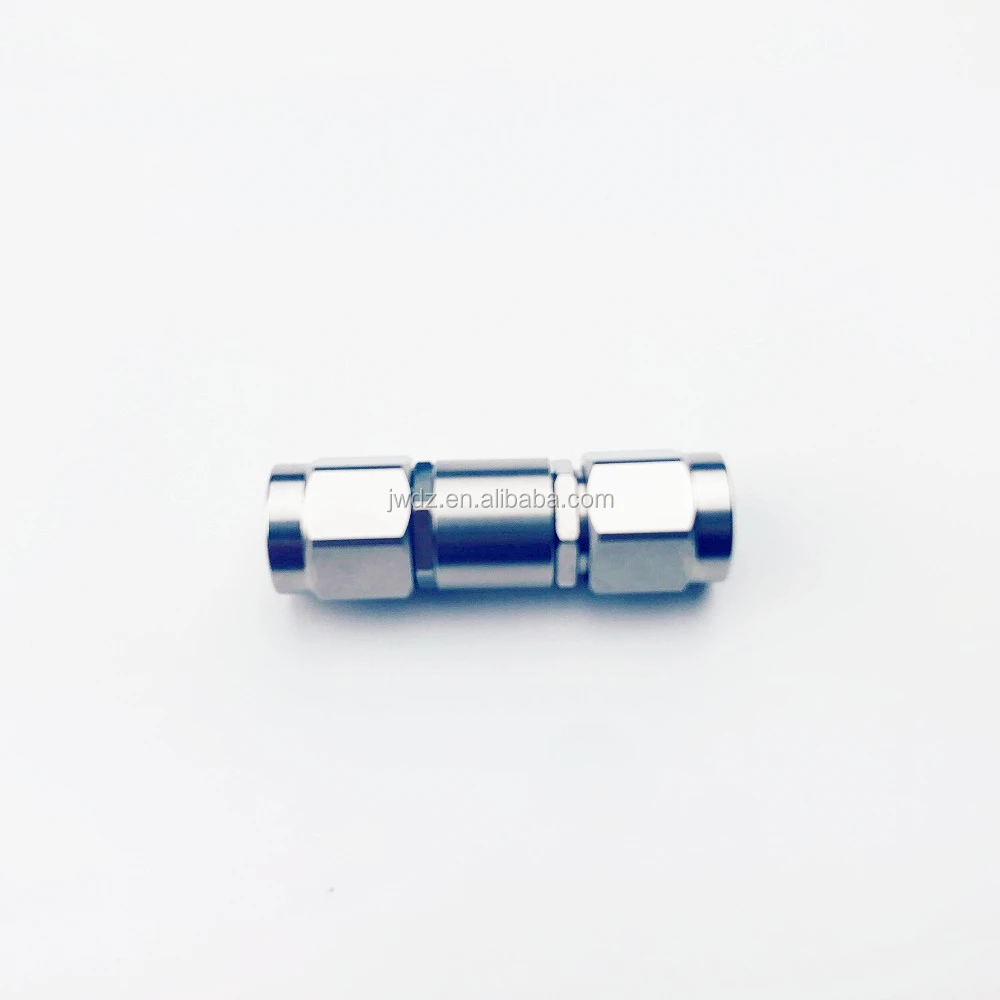 high-frequency Rf coaxial millimeter wave Rf adapter connector is 2.92 male to 3.5 male DC-33G VSWR1.15 SUS303 MIL-STD-348A