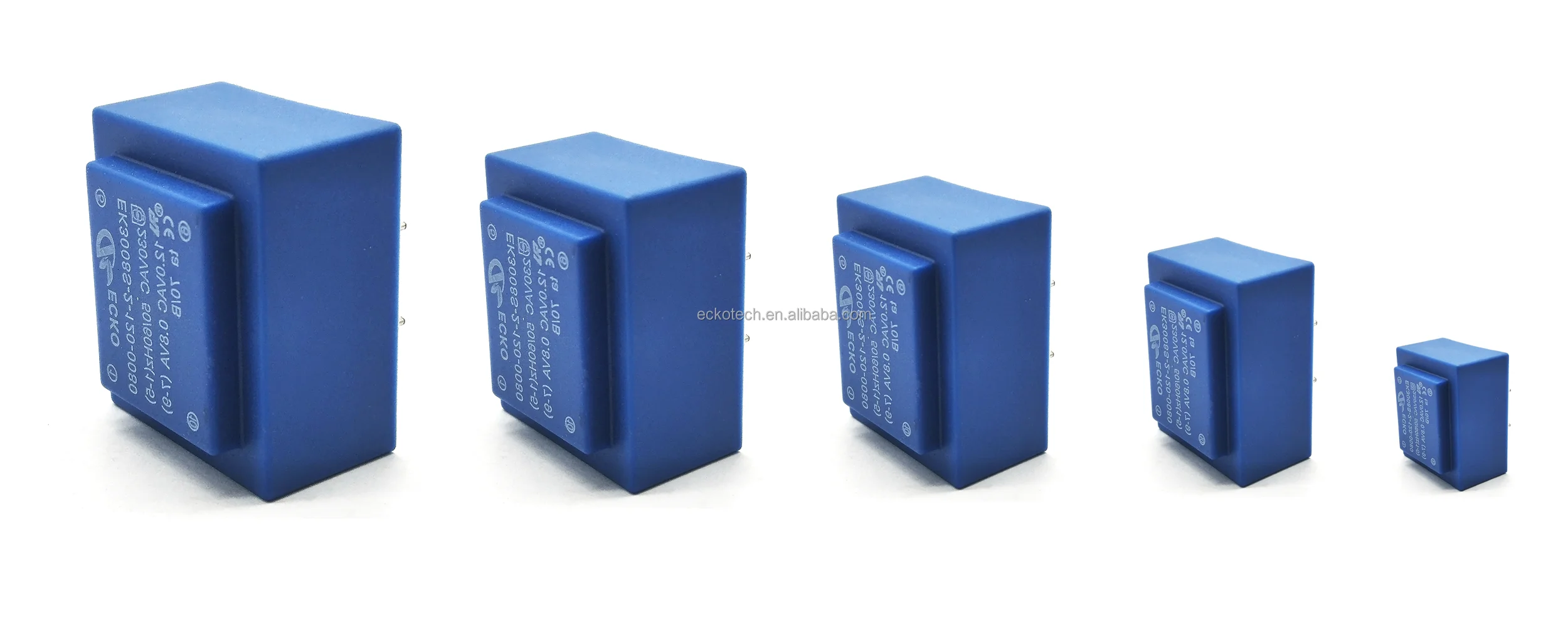 High Voltage Encapsulated PCB Type Power Transformer 0.8VA 1.5VA 2VA Output 24V & 36V Frequency 50Hz for 110V 115V 220V 230V 12V manufacture