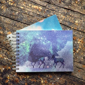 Love Beautiful Deer Design Spiral Binding Photo Album Wedding Photo Album Box Set Sticker Book