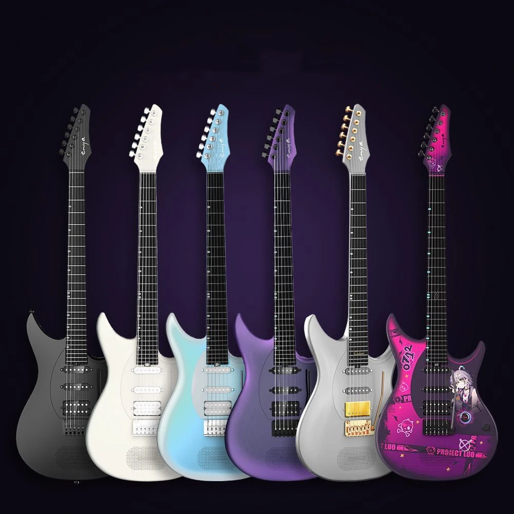 【美品】Enya Inspire +フットコントローラー Enya Inspire: Carbon Fiber Super Strat Smart Guitar