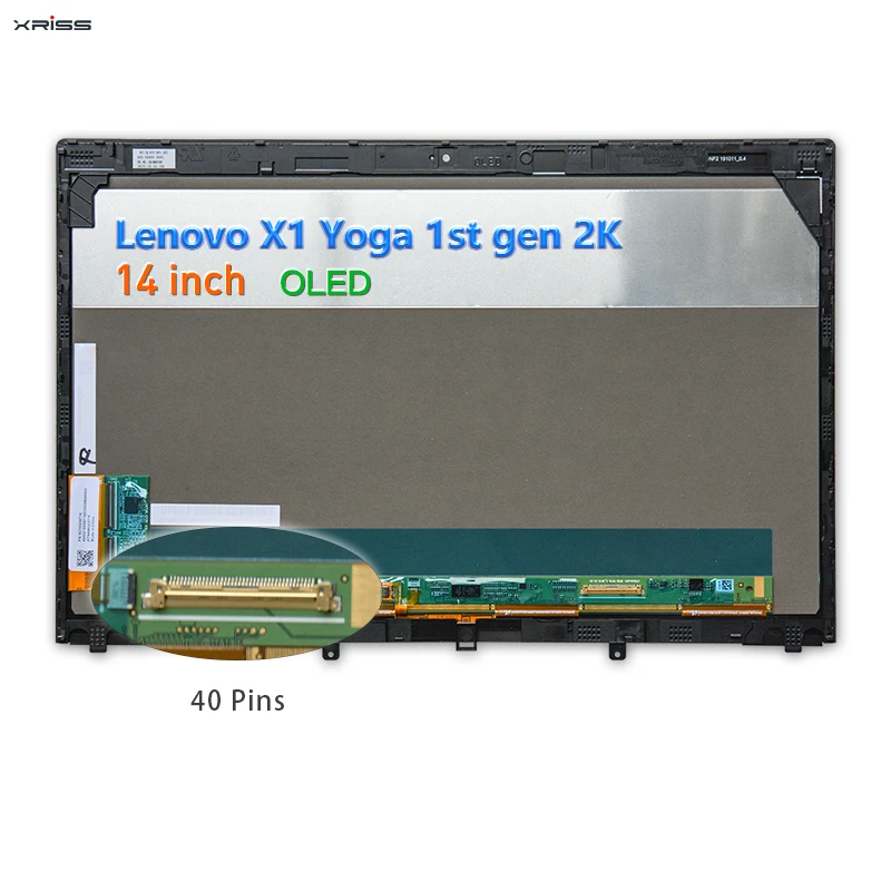 ATNA40JU01-0 Laptop OLED Touch Screen Digitizer for Lenovo