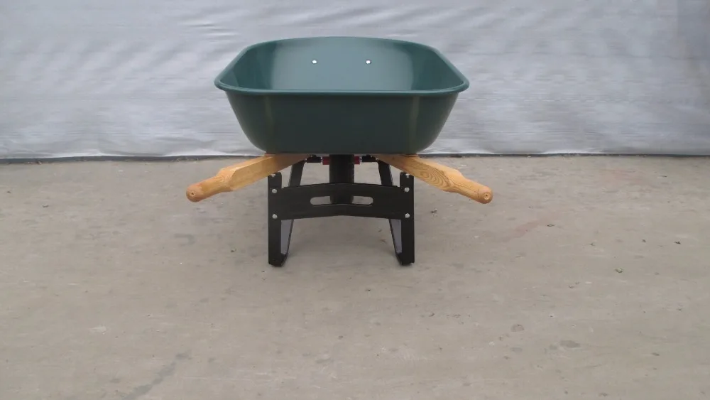 200kg Heavy Duty 6CBF Capacity  square Handle WB6601 Construction Wheelbarrow 100L Wheel Barrow
