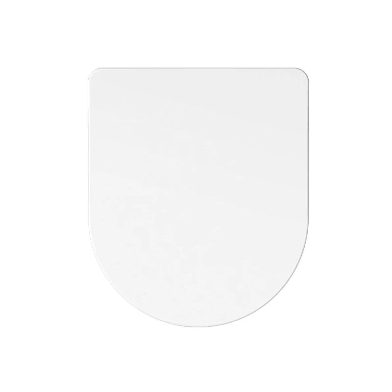 Европейский стандарт мягкая закрывающаяся крышка унитаза Uf пластиковая с одной кнопкой функцией быстрого