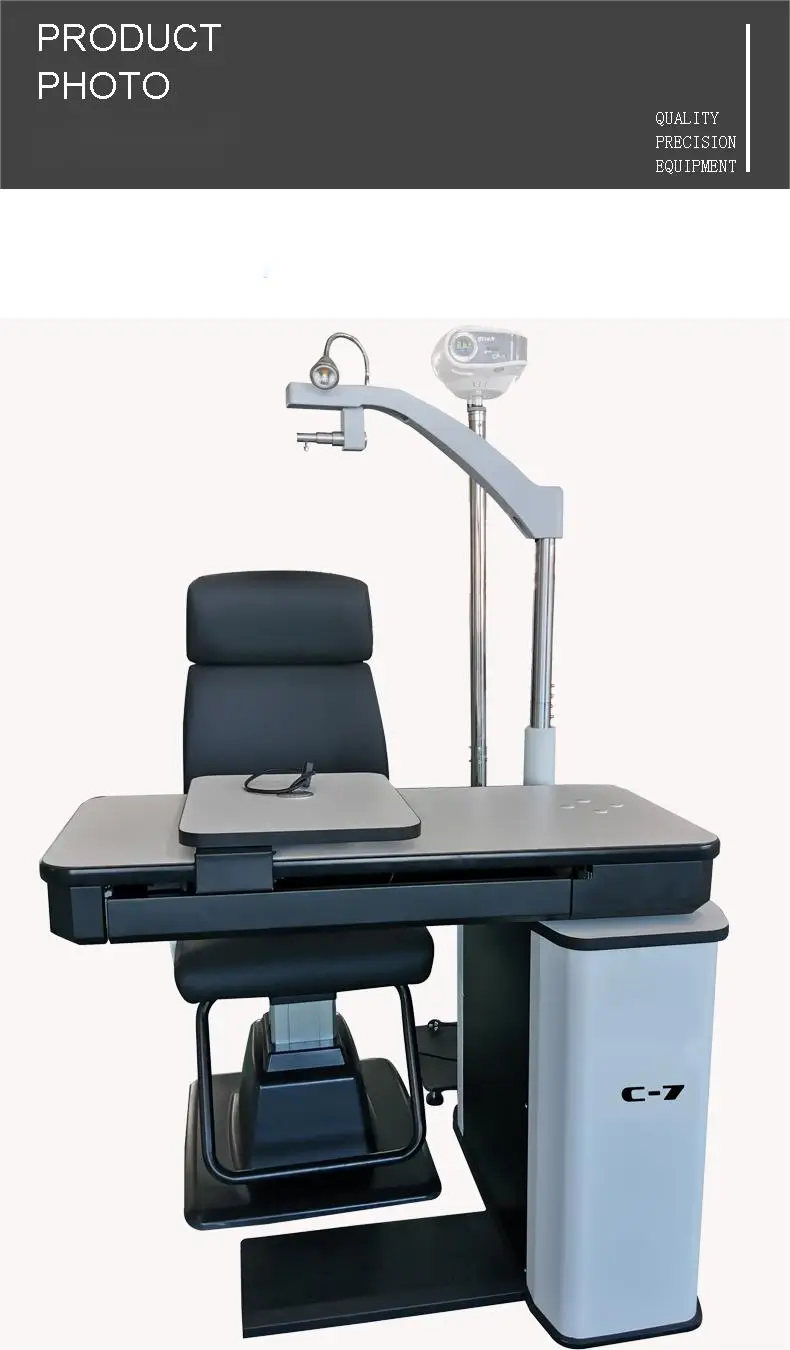 Rightway Brand Excellent Quality Product Ophthalmic Refraction Chair Table Unit Eye Refraction Unit for Eye Testing Machine Mode