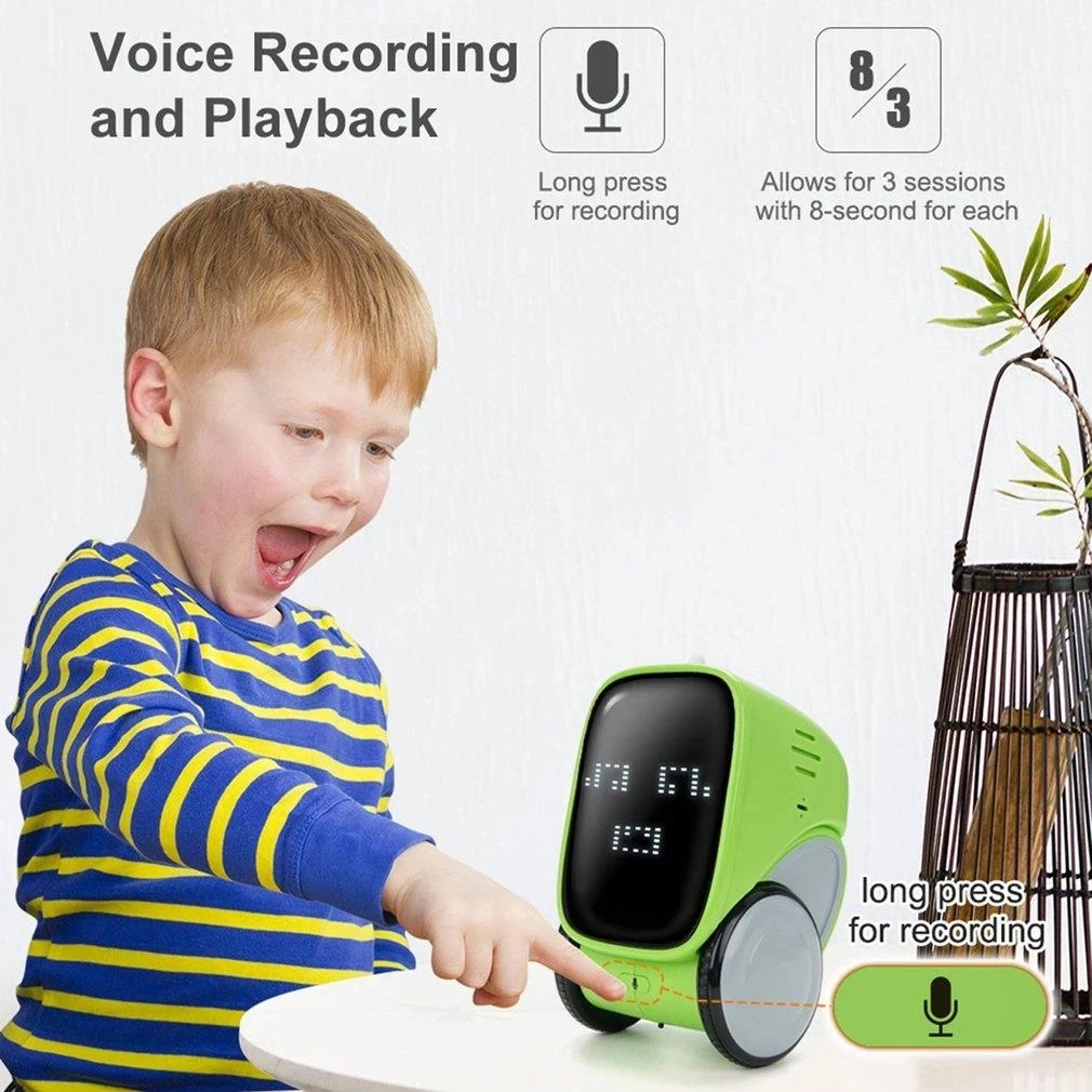 R16 Dancing Transformation Gesture Touch Sensing Voice Command Service LED Expressions Intelligent Smart RC Mini Toy Robots