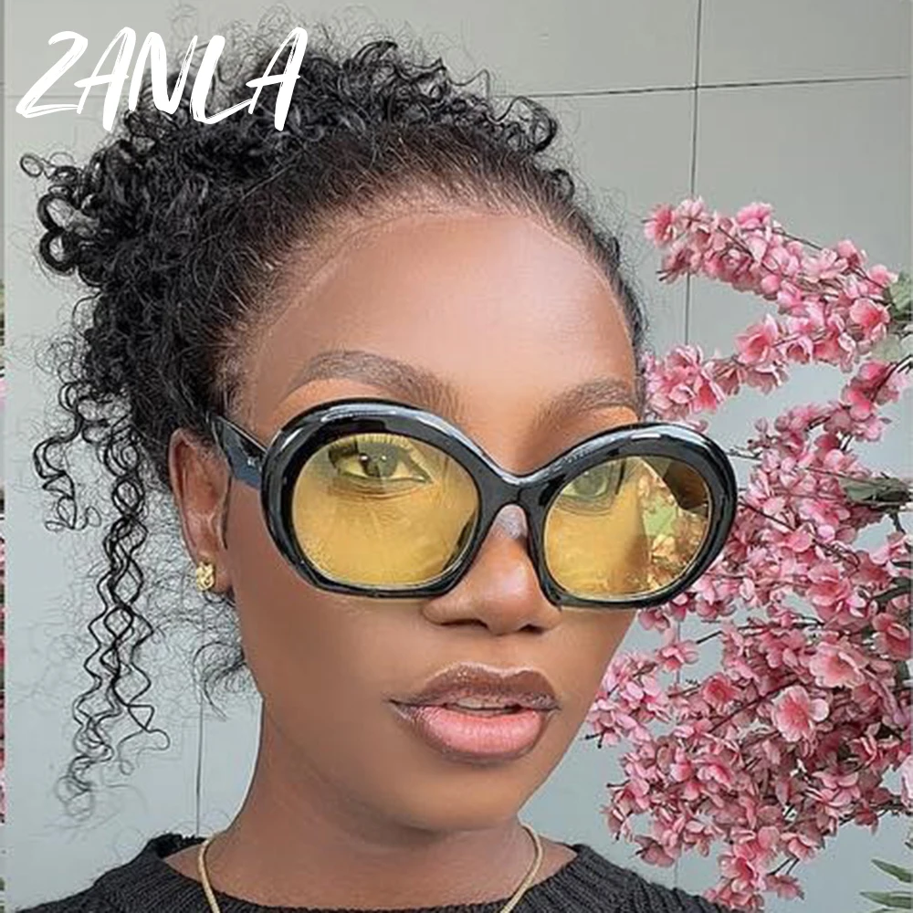Oversized Round & Oval Sunglasses for Women - Fashion 2023 display picture 2