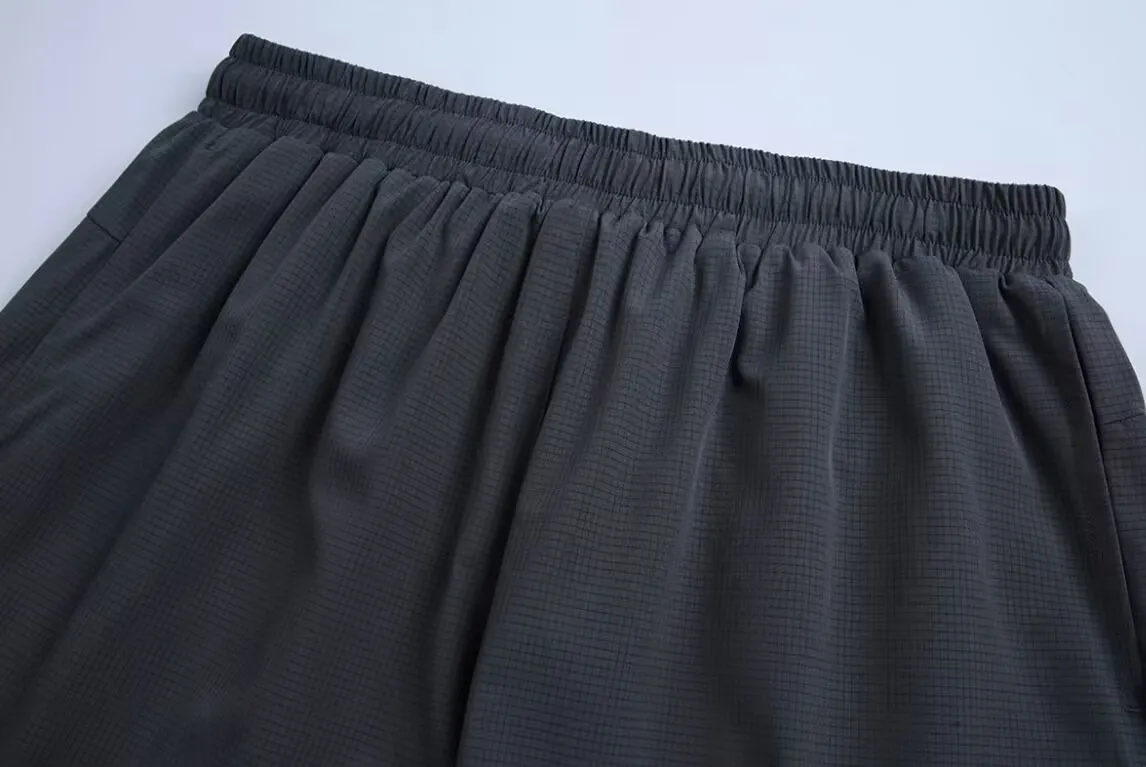 2023 Summer New Sports Pants Shorts Men's Running Pants  Piece Fiess Pants Quick Drying Training Trousers With Pockets886_voghion.com