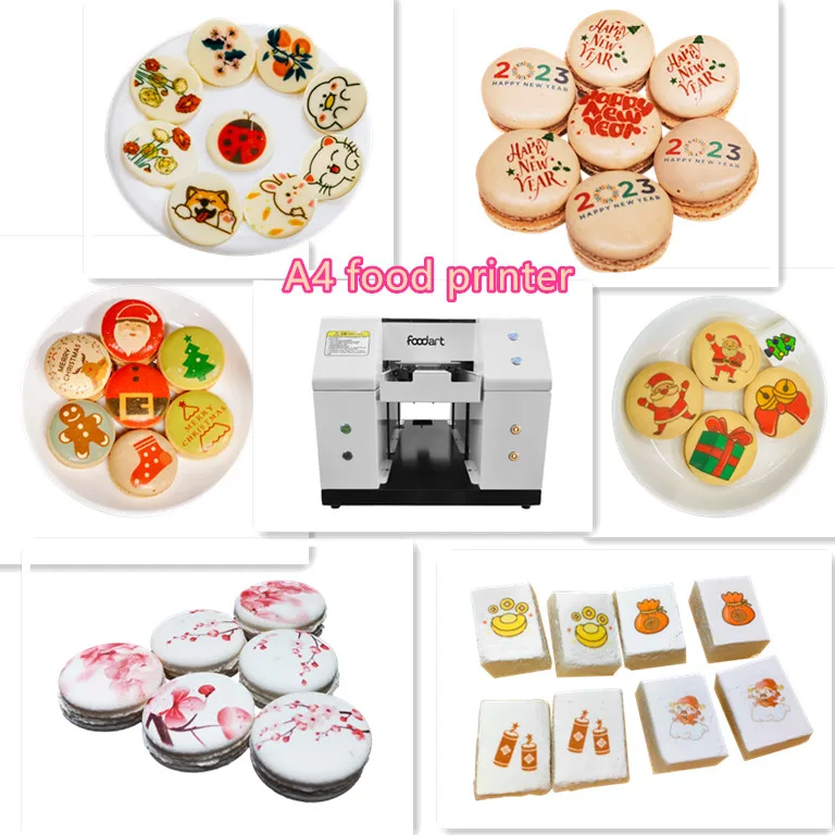 A4 Size Upgraded 3d Food  Printing Machine  Cookies DIY Decoration Macaron Cake Chocolate Food Printer