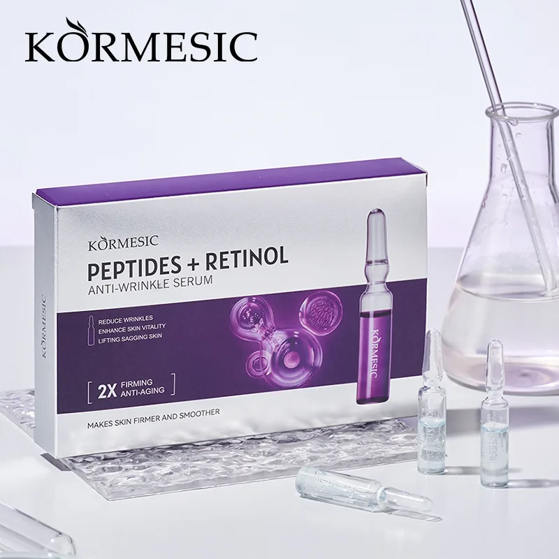 KORMESIC 2ml*7 Moisturizing Wholesale Firming Lifting Smoothing Peptide Retinol Anti Wrinkle Essence Facial Serum