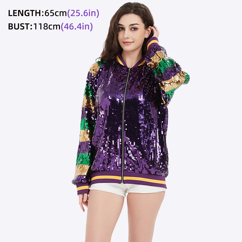 mardi gras sequin jackets