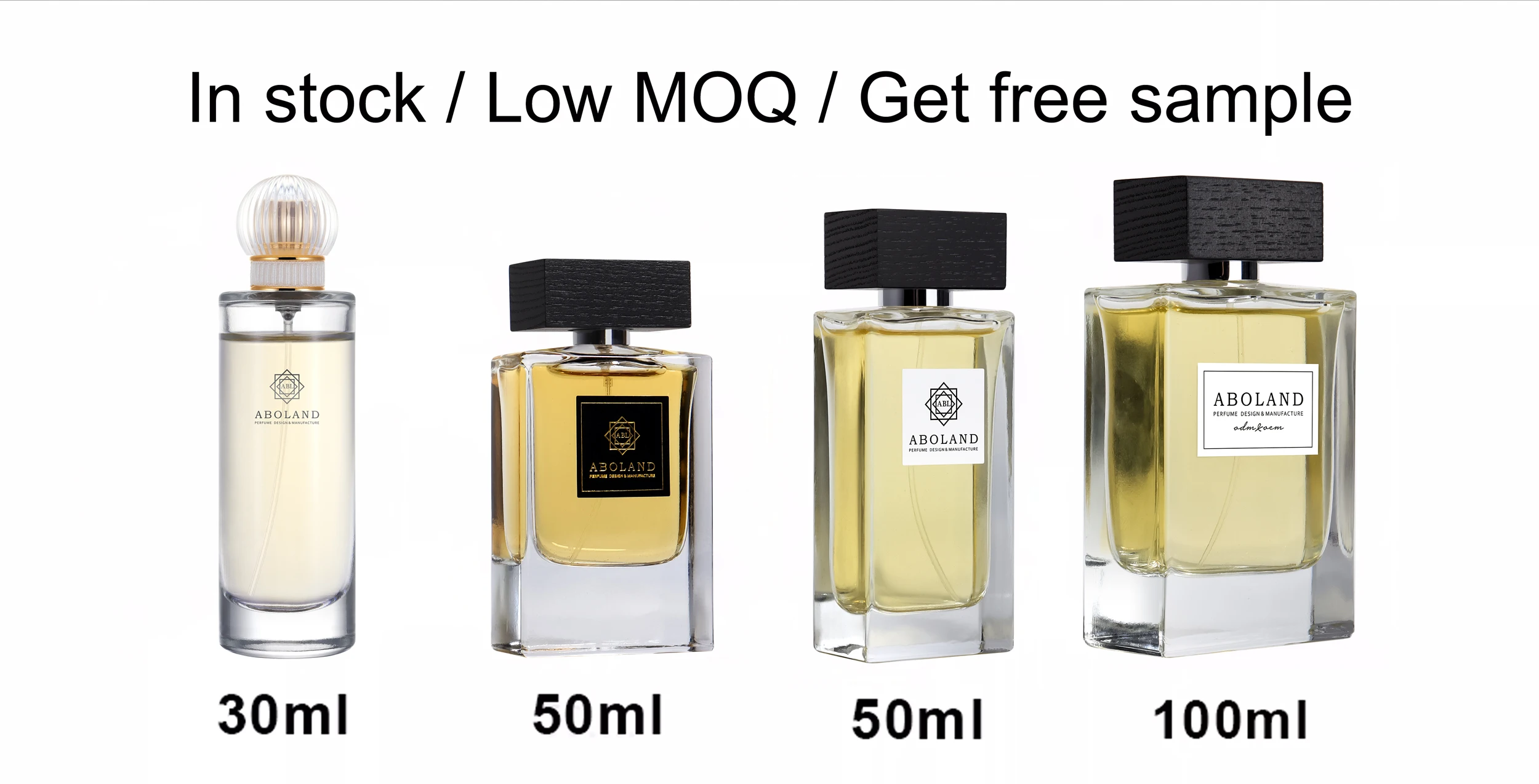 OEM ODM New Design Glass Bottle Luxury Empty Packaging Perfume Bottles
