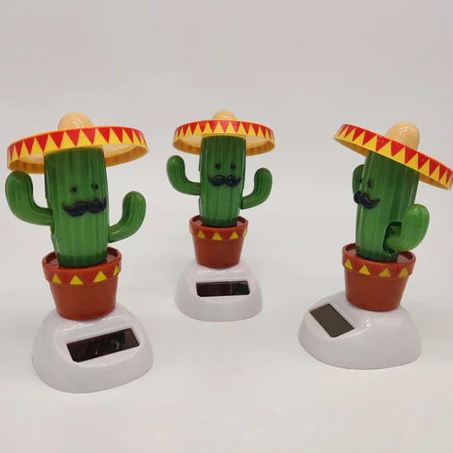 Упаковка с логотипом на заказ, танцевальные игрушки на солнечной батарее, танцевальные игрушки для автомобиля, окон, детское внутреннее украшение