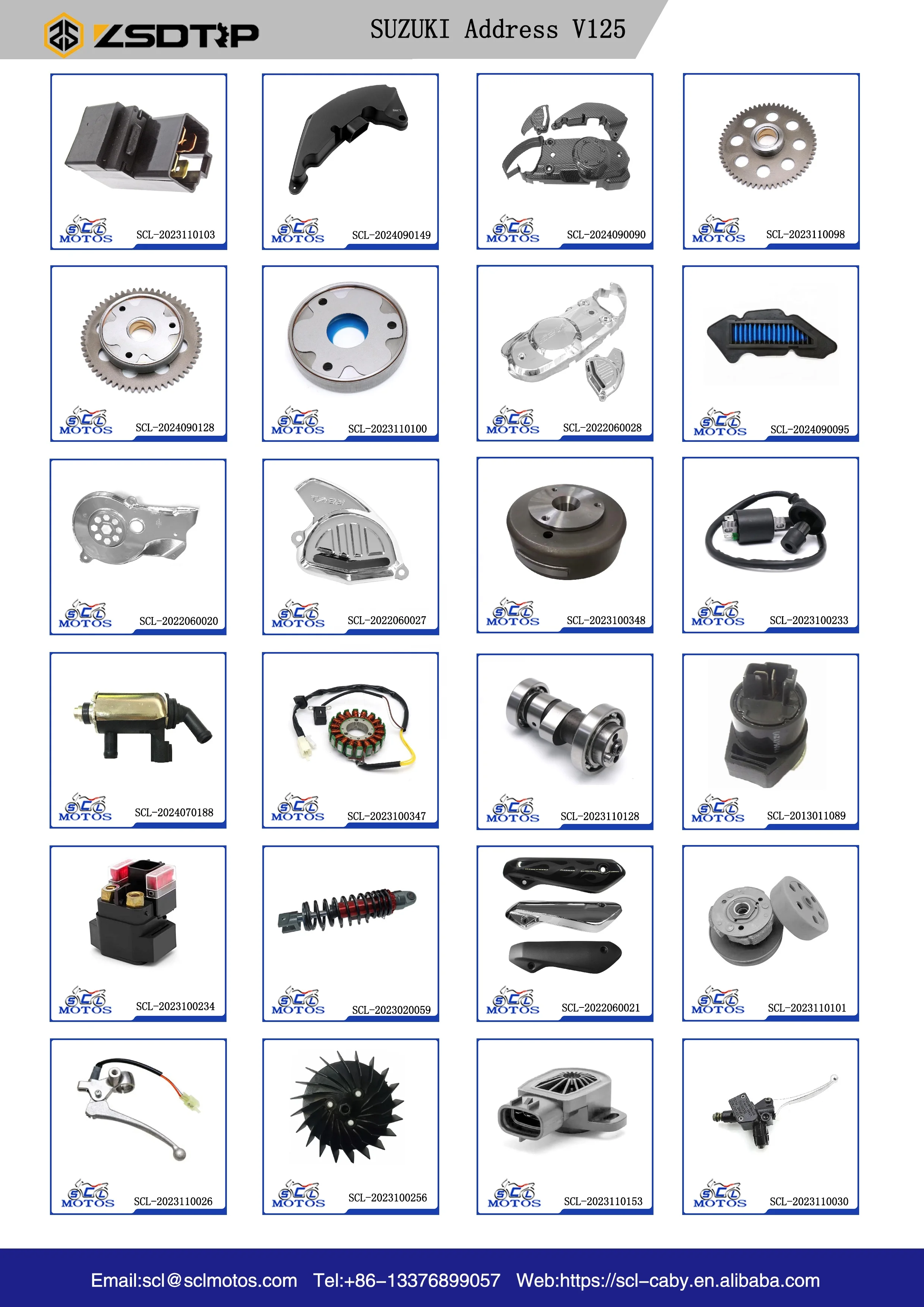 LED Motorcycle Front Winker Assy. for V125 G Address
